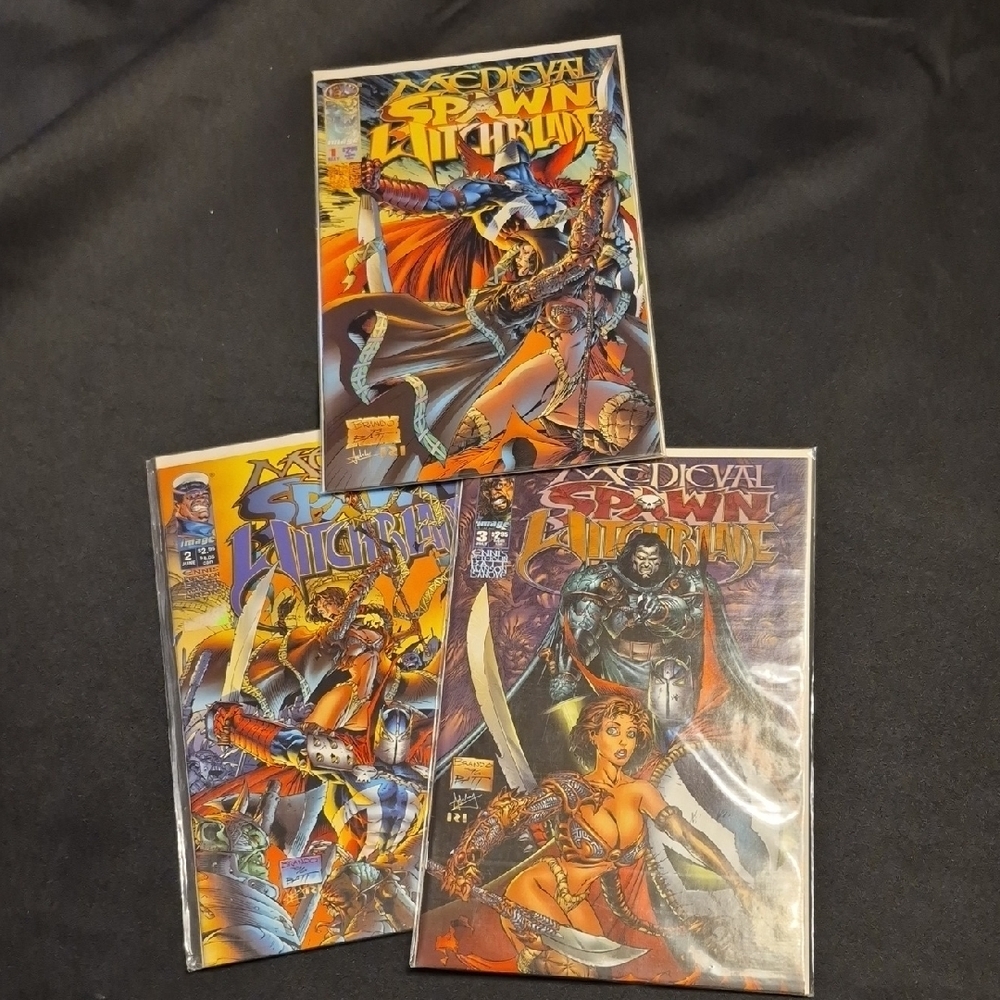 McFarlane BATT & BRANDO 90'S Spawn Witchblade CROSSOVER Comic Book Set
